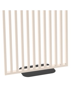 Samostatná stěna z lamel se základnou - Béžová [30x60] 2