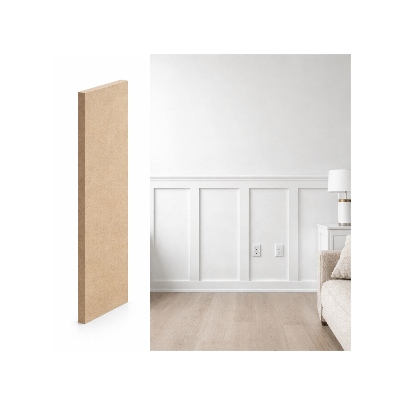 Malířské lišty pro kutily - anglické obložení