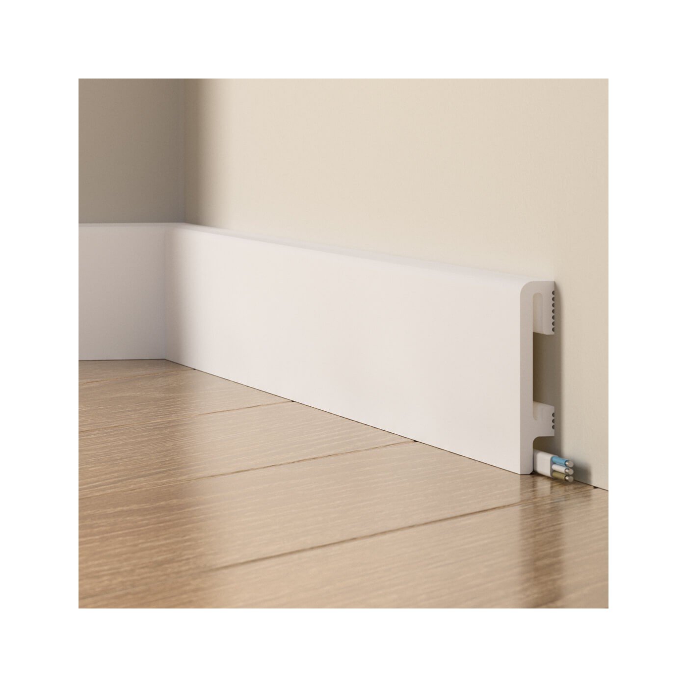Wodoodporna listwa przypodłogowa DuroFit PF080 8cm - Premium Floor
