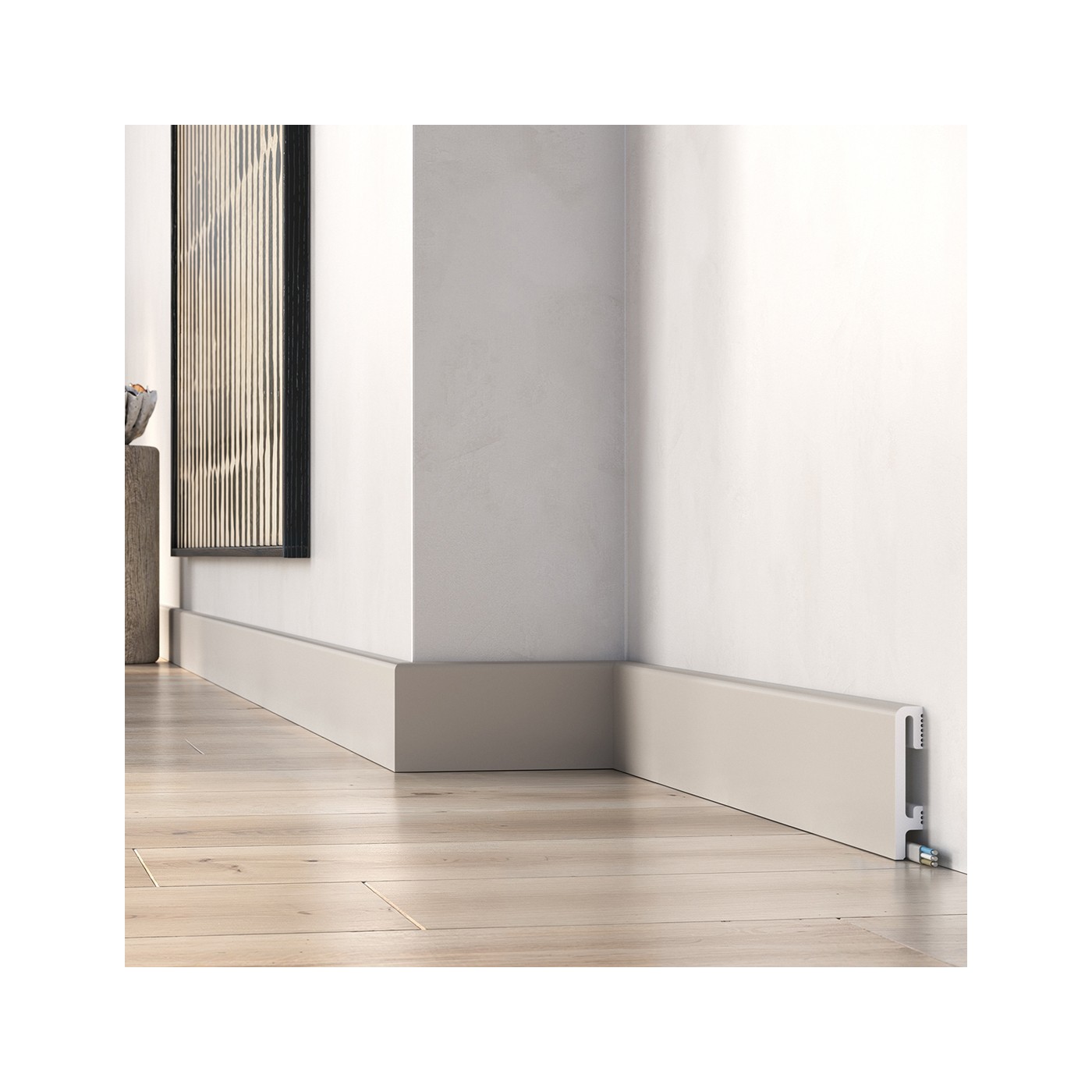 Dekoracyjna listwa przypodłogowa Kaszmir DuroFit PF080K 8cm - Premium Floor