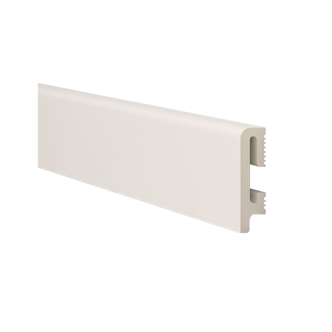 Biała maskująca listwa przypodłogowa DuroFit PF060 6cm - Premium Floor