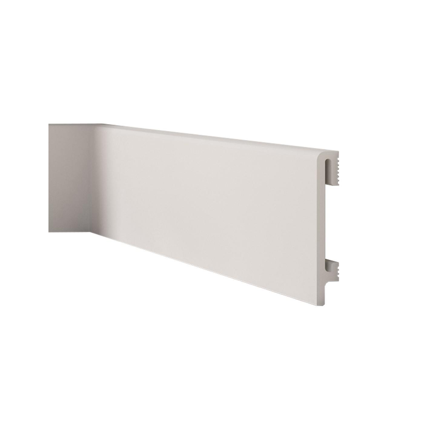 Biała wysoka listwa przypodłogowa DuroFit PF100 10cm - Premium Floor