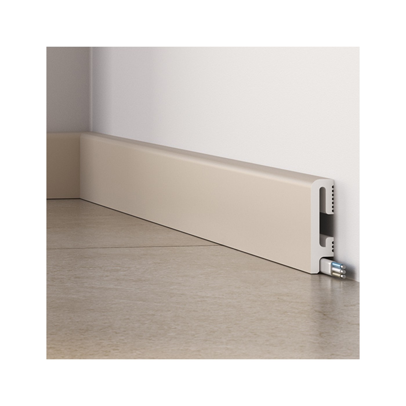 Elegancka listwa przypodłogowa Kaszmir DuroFit PF060K 6cm - Premium Floor