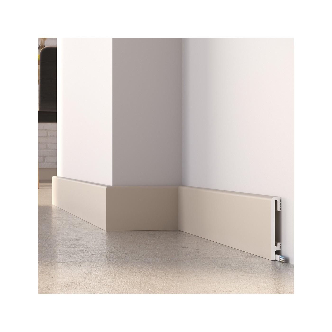 Dekoracyjna listwa podłogowa Kaszmir DuroFit PF100K 10cm - Premium Floor