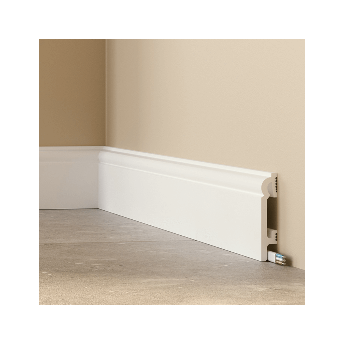 Frezowana listwa przypodłogowa DuroFit PF082 8cm - Premium Floor