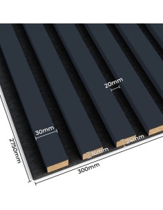 Lamely na plsti Antracit ⭐ [30x275 cm] - lameo® 2