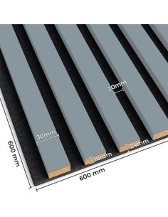 Panel akustyczny na filcu Skandynawska Szarość 2