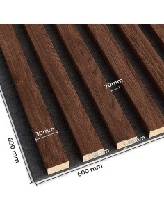 Panel akustyczny na filcu Orzech 2