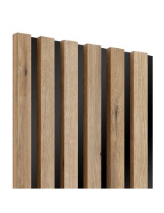 Lamele na czarnym panelu HDF Lameo Dąb Artisan