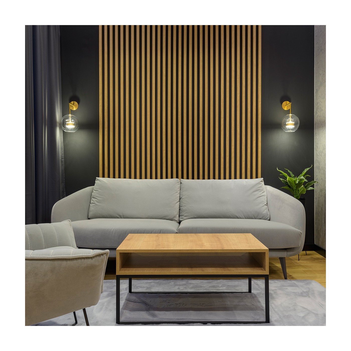 Lamely na plsti přírodní dub [30x275 cm] - lameo®