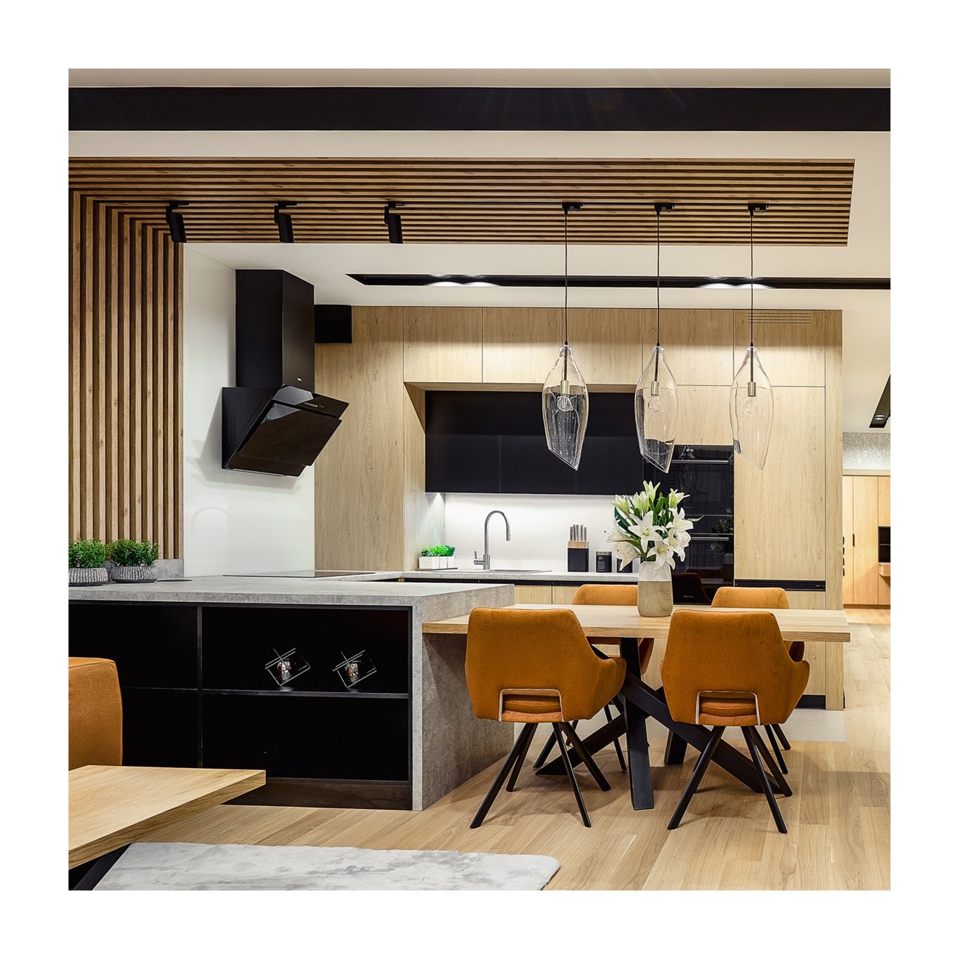 Lamely na plsti přírodní dub [30x275 cm] - lameo®