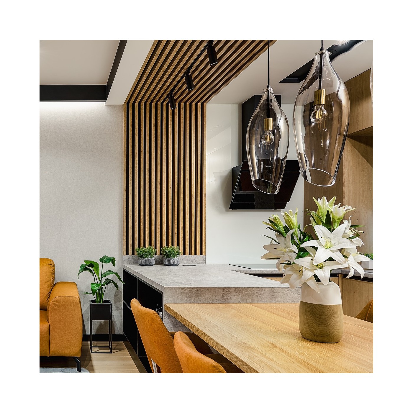 Lamely na plsti Dubová dýha [30x270 cm] - lameo®