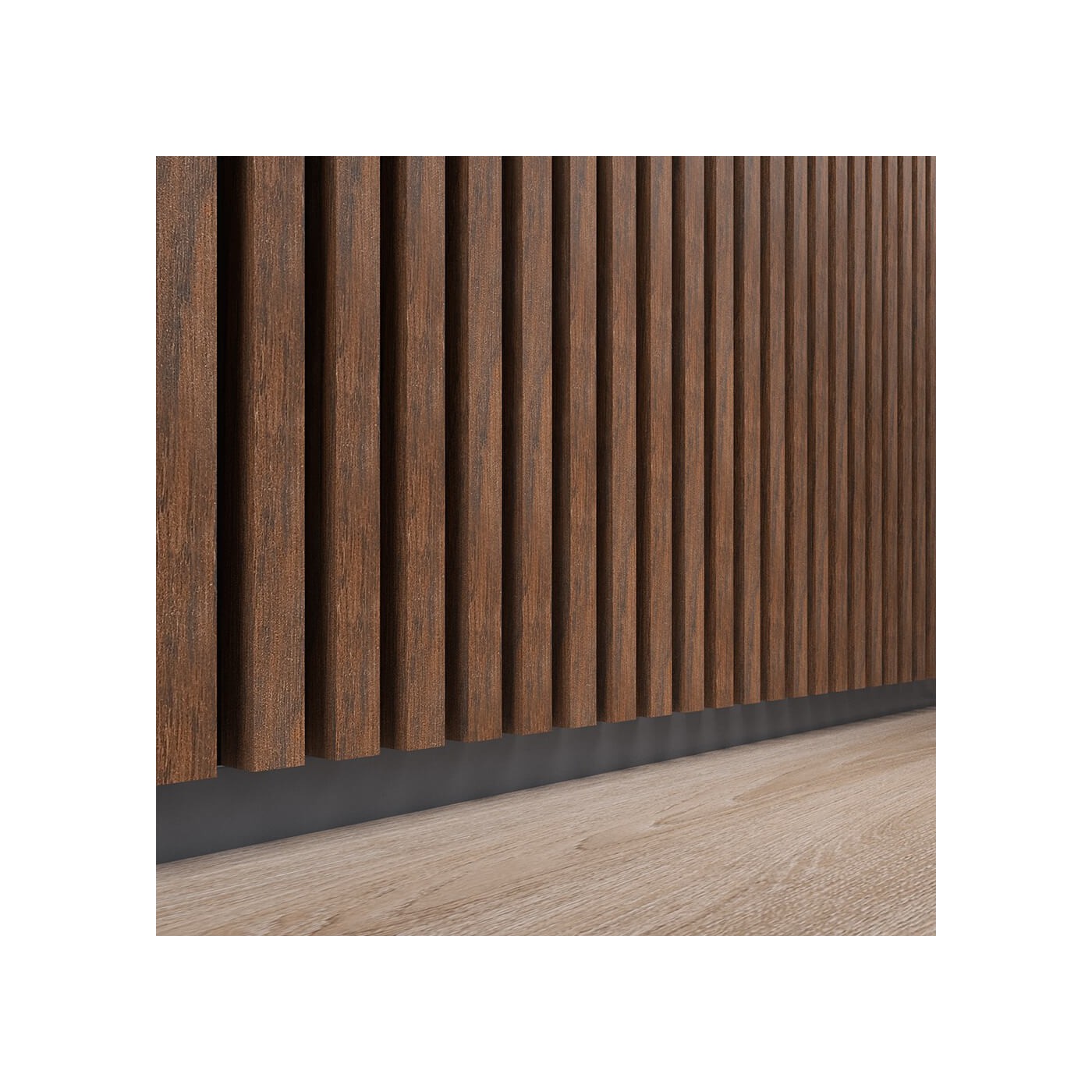 Lamely na panelu Ořech ⭐ [30x275 cm] - oficiální stránky lameo® shop