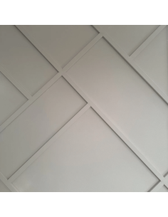 malowana listwa MDF na ścianie aranżacje 2