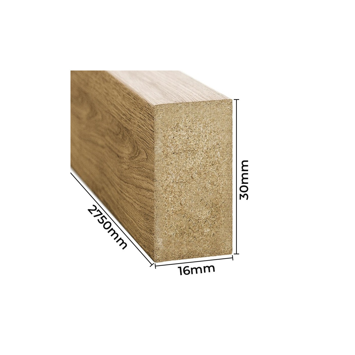 Lamely Mini Dub přírodní⭐ [16x30 mm] - Lameo®