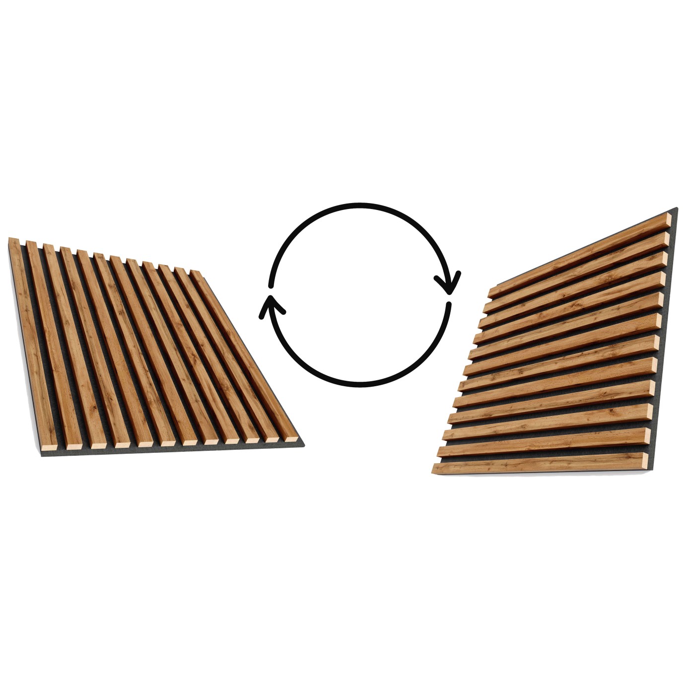 3D panely Dub wotan ⭐ [60x60 cm] - lameo®