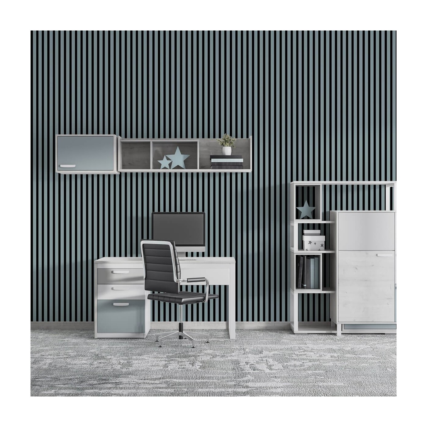 Panely 3D Skandinávská šedá [60x60] - lameo® shop