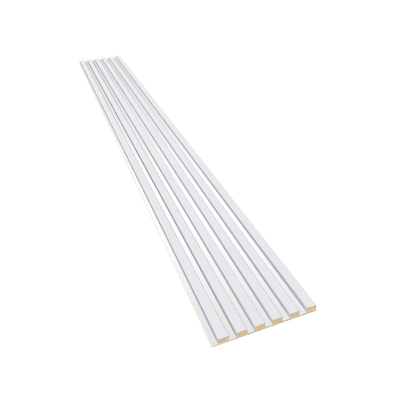 Lamely na panelu Bílý matný [30x275 cm] - lameo® shop