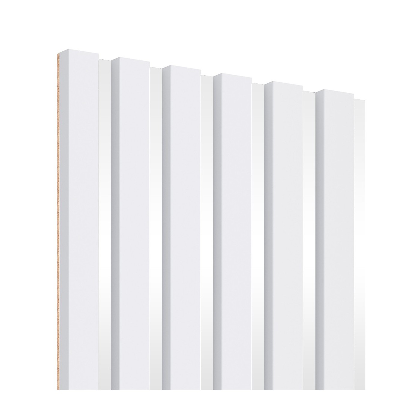 Lamely na panelu Bílý matný [30x275 cm] - lameo® shop