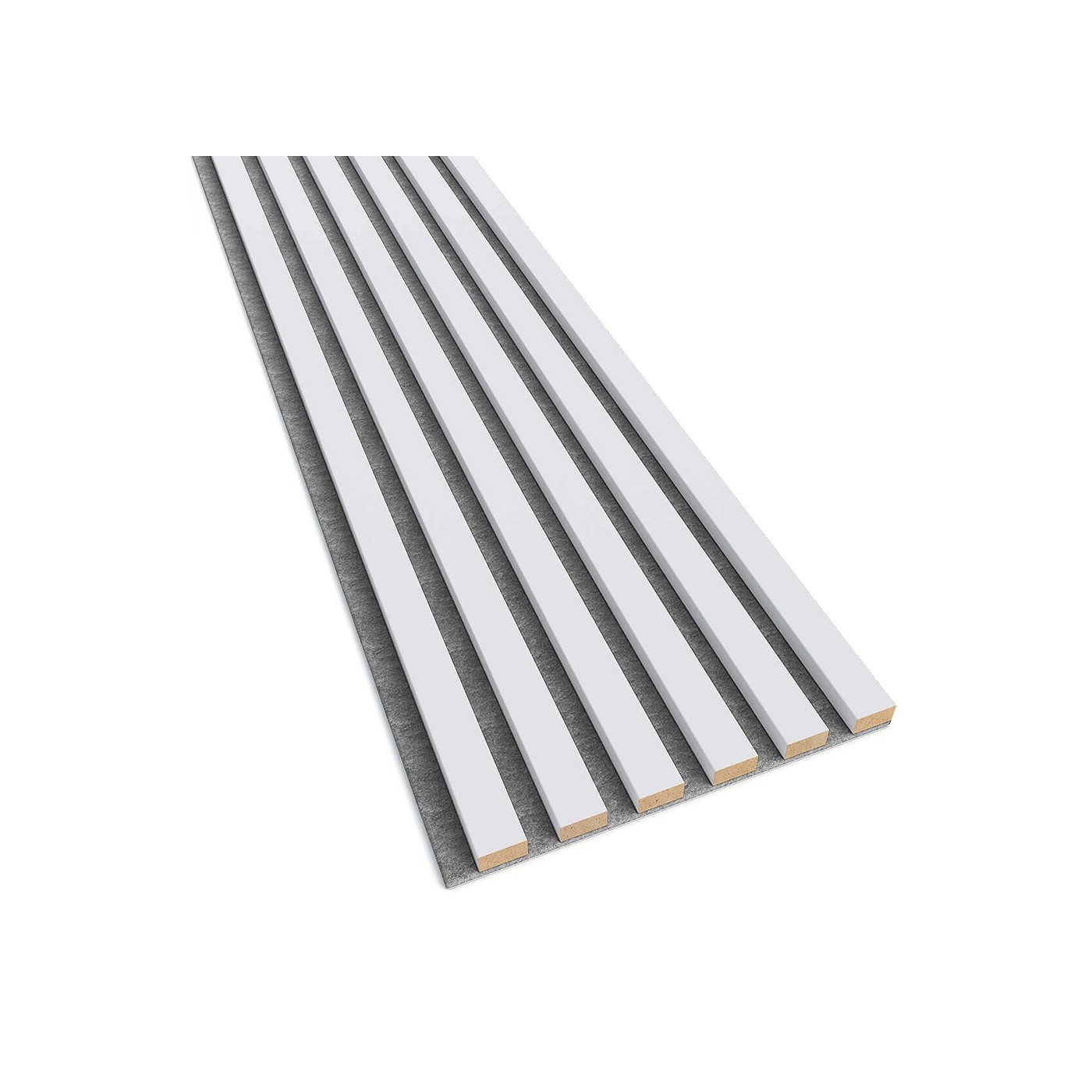Lamely na plsti bílé matné [30x275 cm] - lameo®