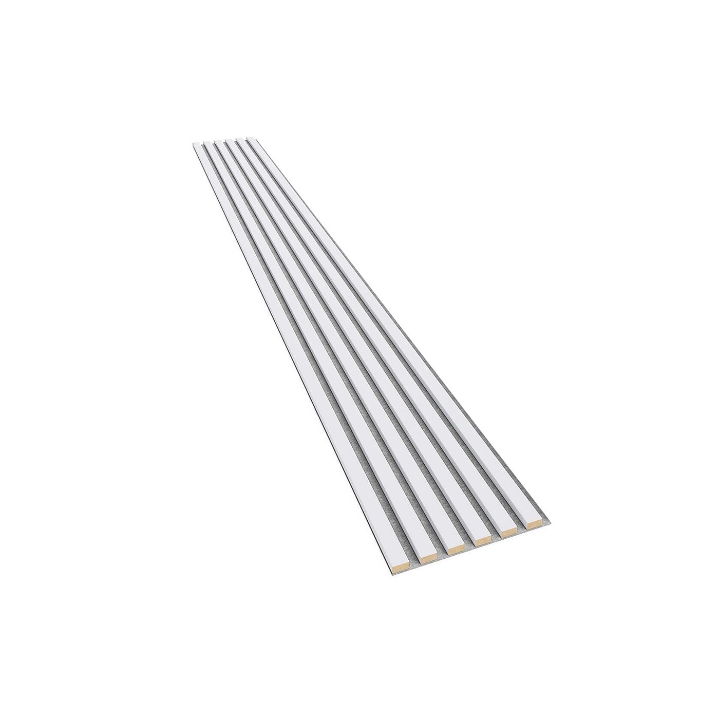 Lamely na plsti bílé matné [30x275 cm] - lameo®