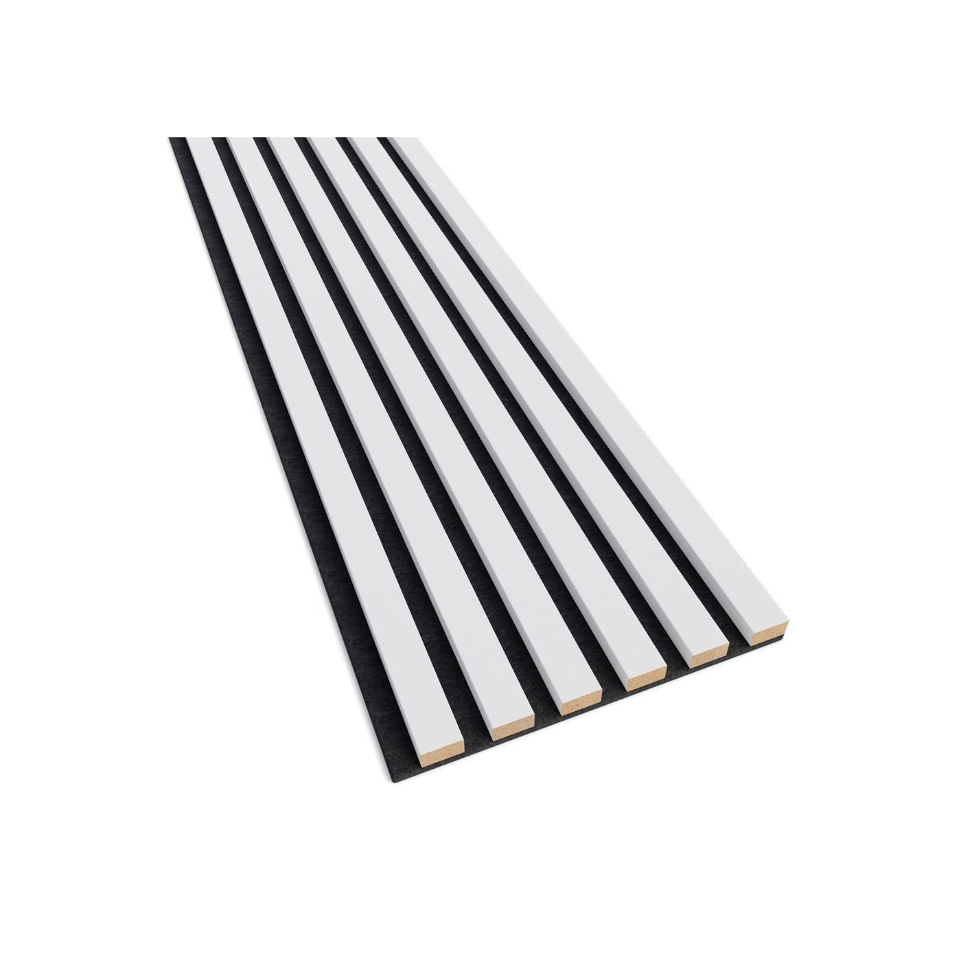 Lamely na plsti bílé matné [30x275 cm] - lameo®