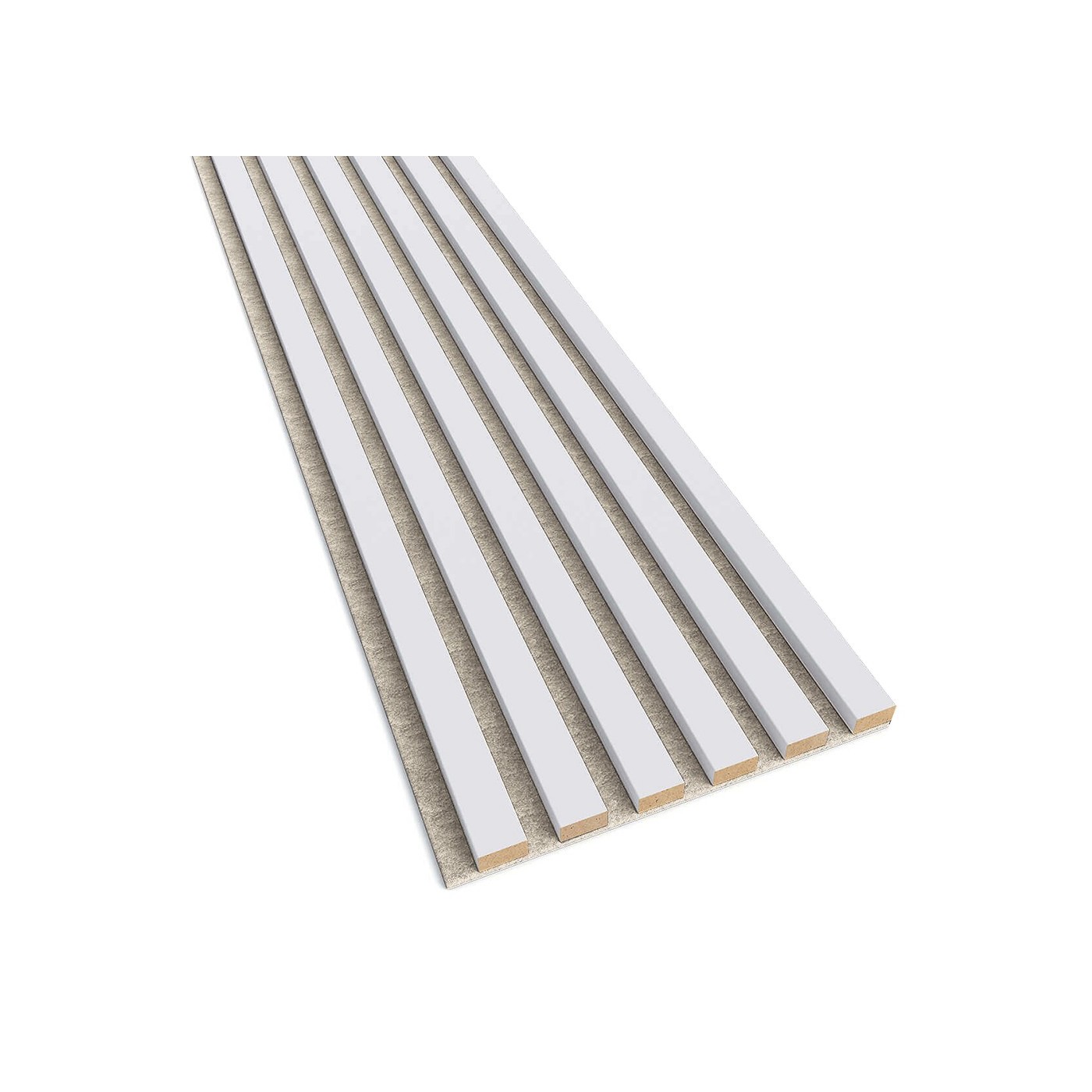 Lamely na plsti bílé matné [30x275 cm] - lameo®