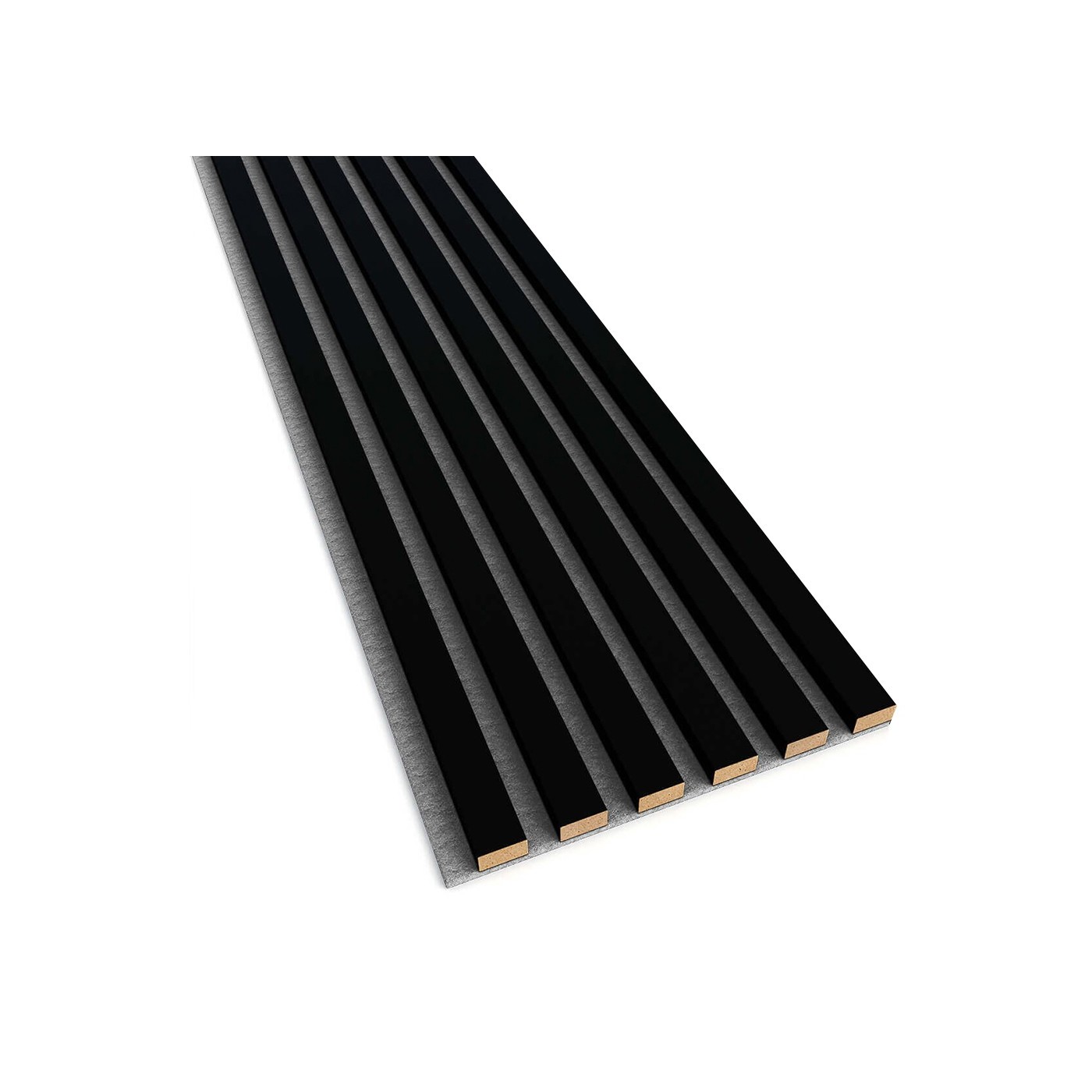 Lamely na plsti Černá matná [30x275 cm] - lameo®