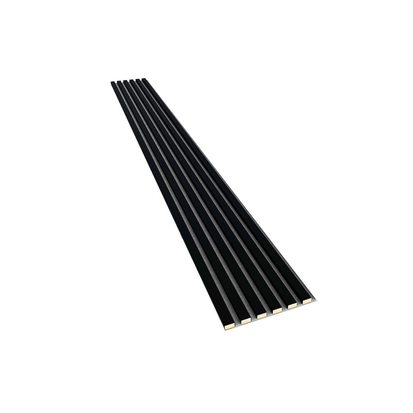 Lamely na plsti Černá matná [30x275 cm] - lameo®