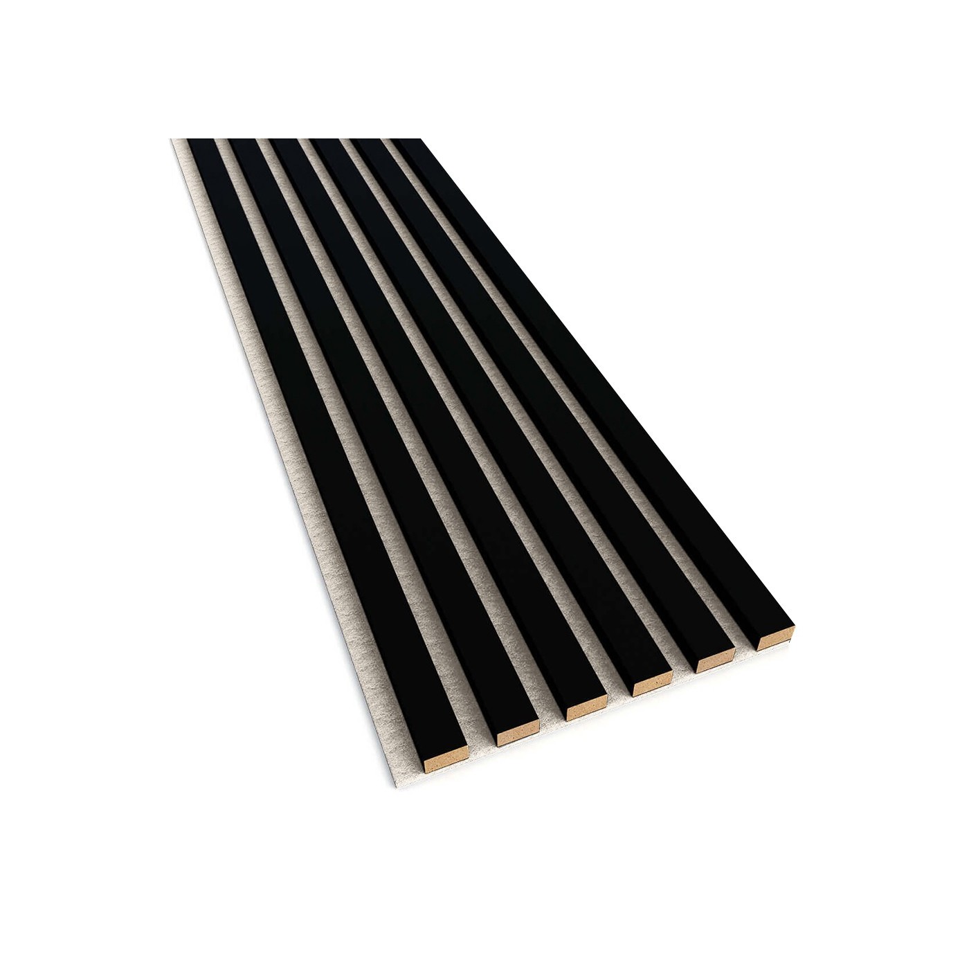 Lamely na plsti Černá matná [30x275 cm] - lameo®