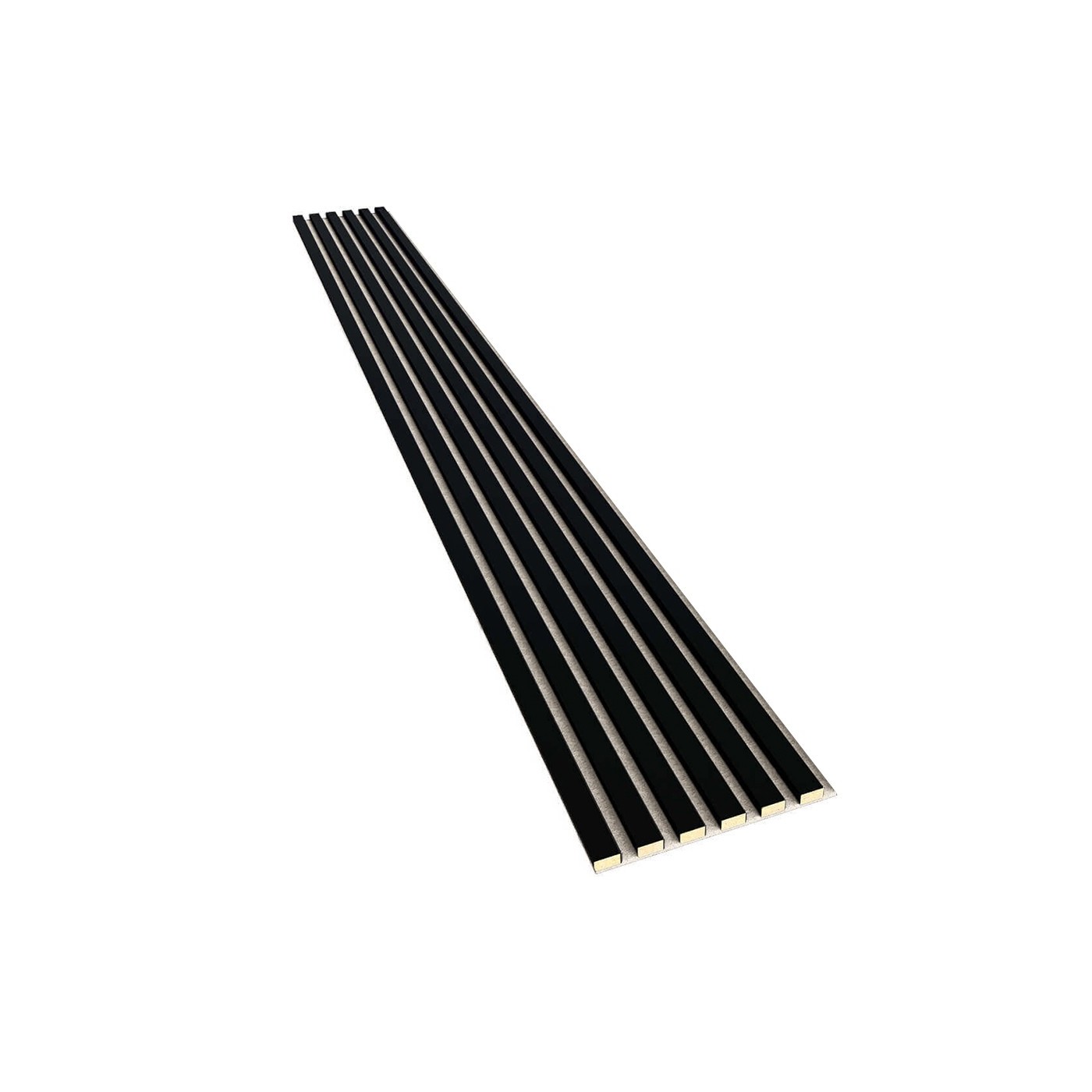 Lamely na plsti Černá matná [30x275 cm] - lameo®