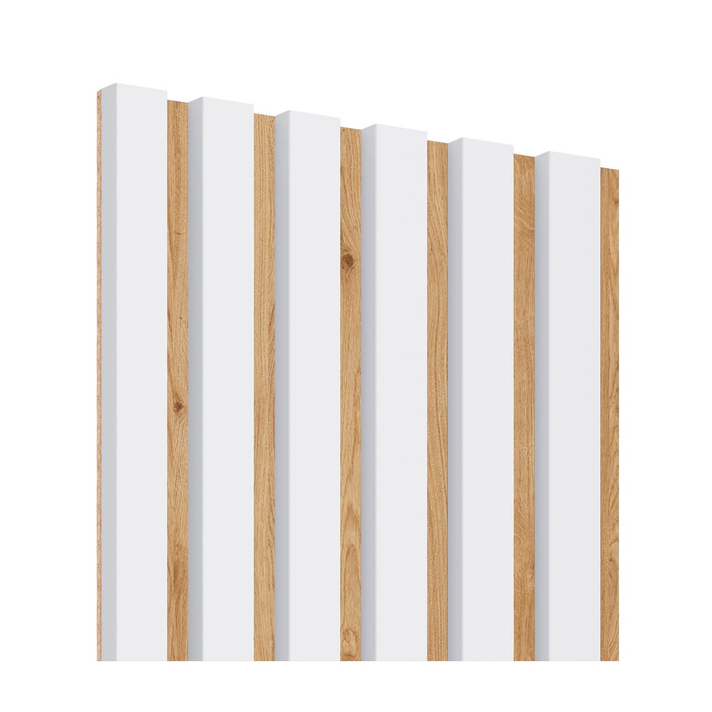 Lamely na panelu Bílý matný [30x275 cm] - lameo® shop