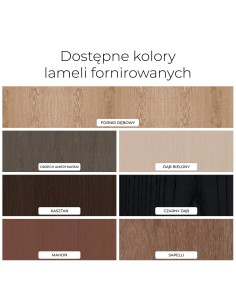 Nehořlavé dýhované lamely NRO na míru - nabídka Lameo 2