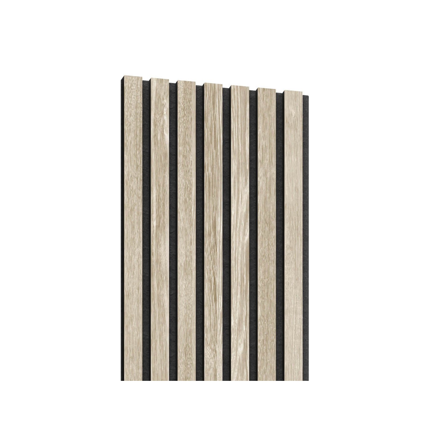 Dýhovaný akustický panel - bělený dub [60x240cm] ⭐ - Lameo® shop