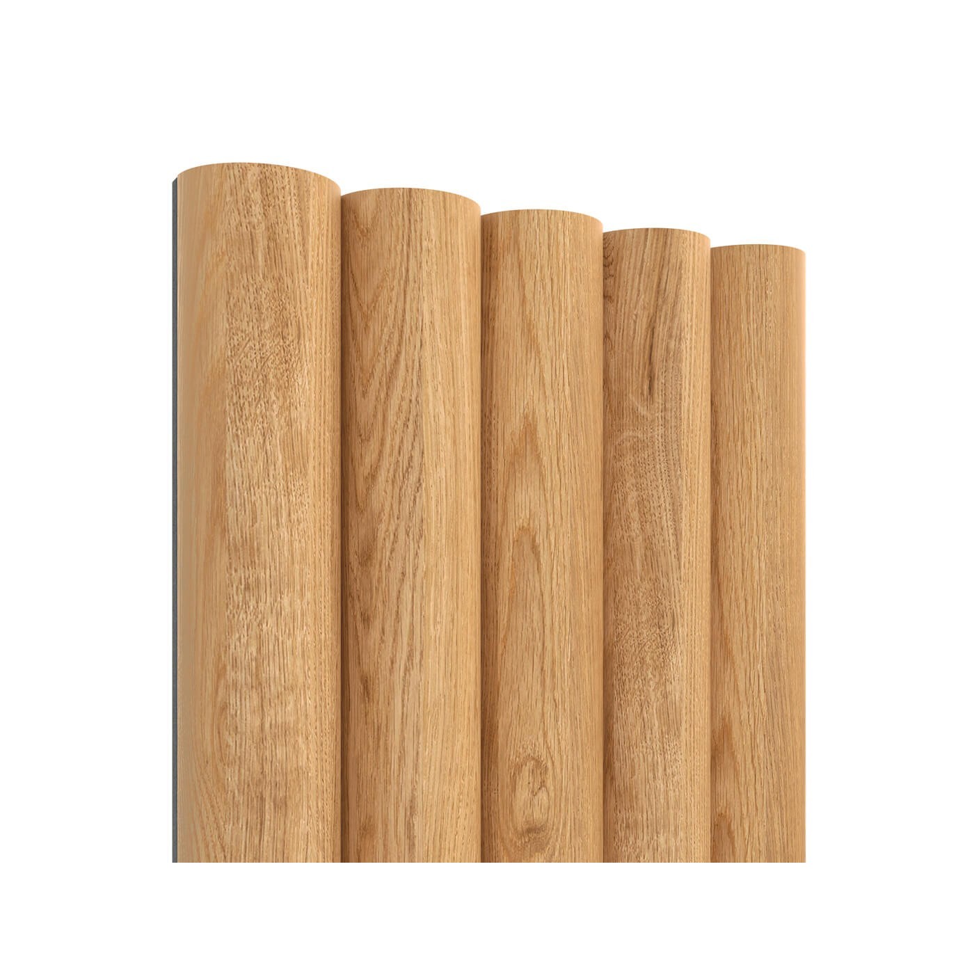 Rýhovany MDF panel - Přírodní dub