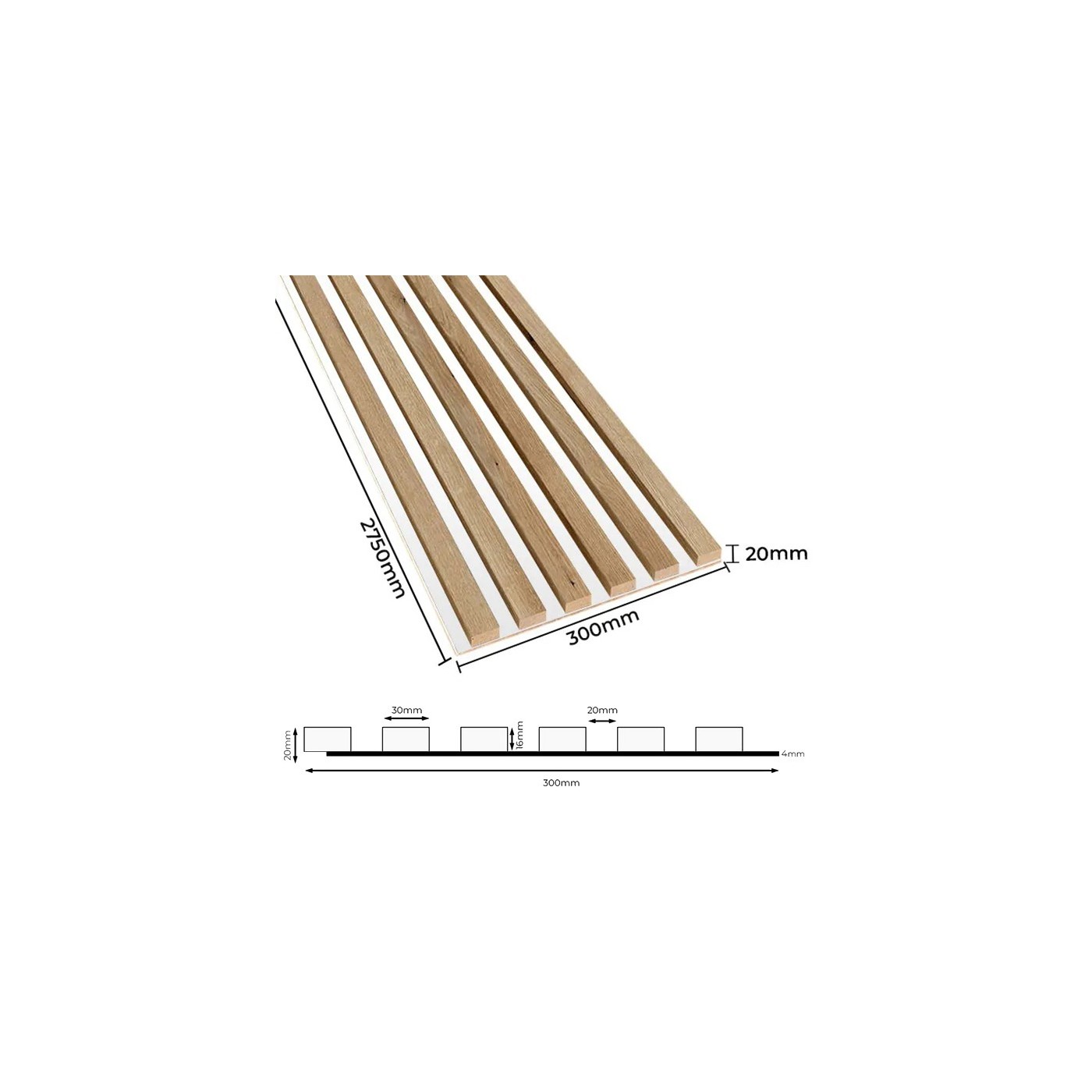 Lamely na panelu Dub artisan [30x275 cm] - lameo® shop