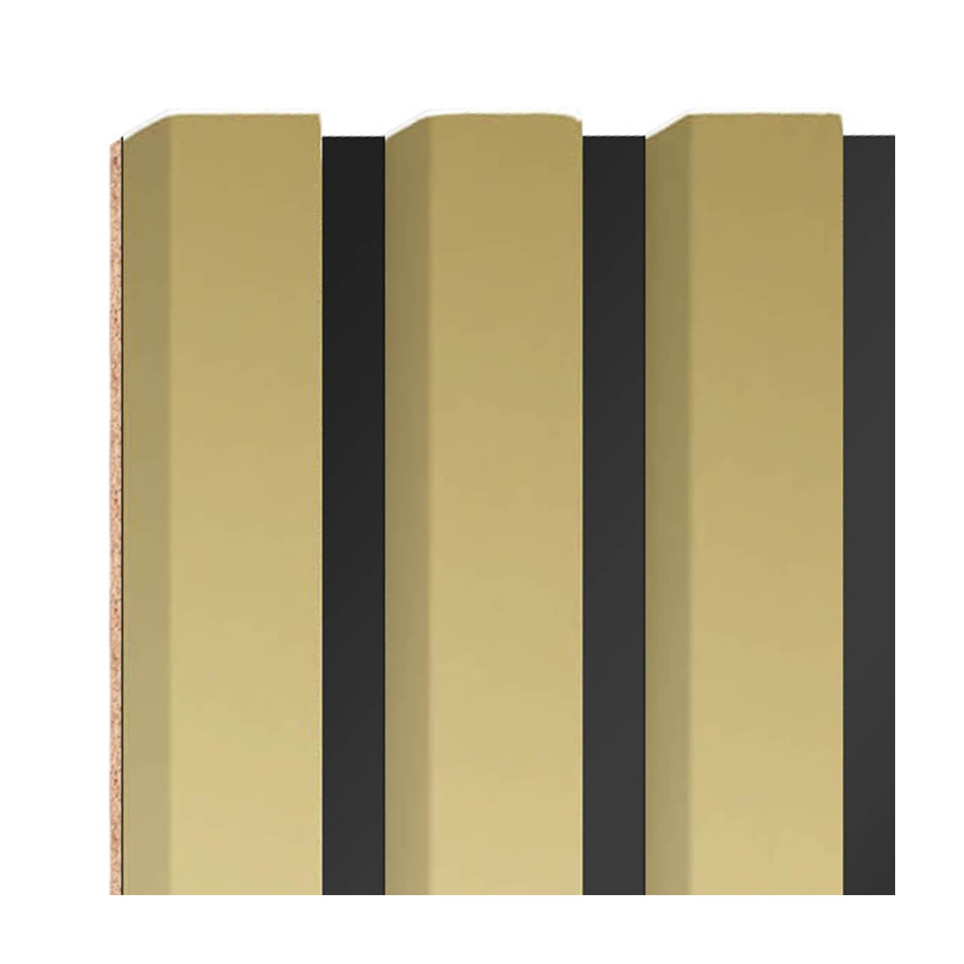 Lamely na panelu Zlatý lesk [30x275 cm] - lameo® shop