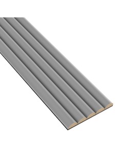 Rýhovany MDF panel - Šedý