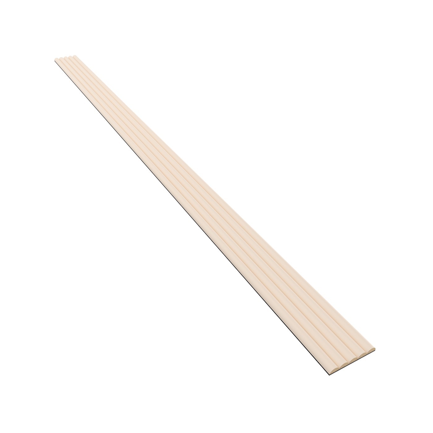 Rýhovany MDF panel - Béžová