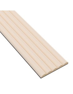 Rýhovany MDF panel - Béžová