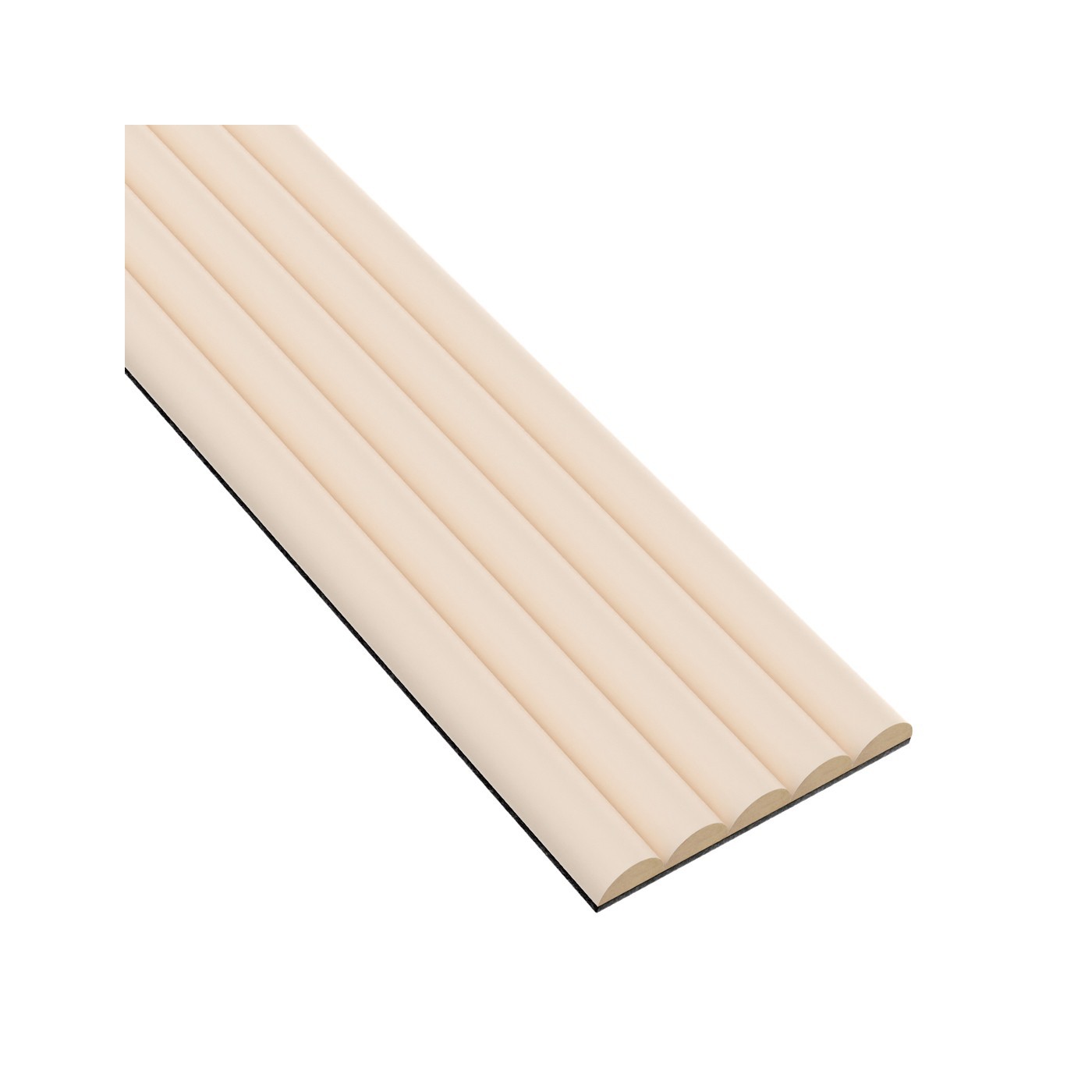 Rýhovany MDF panel - Béžová