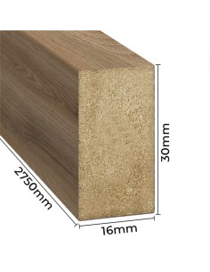 Lamely na zeď - Tmavý dub [16x30] 2