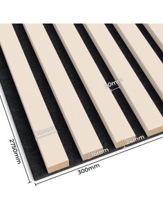 Lamely na plsti béžové ⭐ [30x275 cm] - lameo® 2