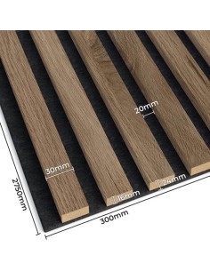 Lamely na plsti Tmavý dub ⭐ [30x275 cm] - lameo® 2