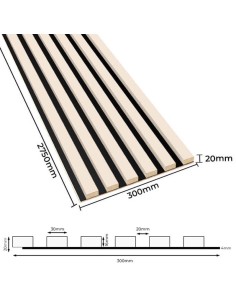 Béžové matné lamely na desce [30x275] - lameo® official website 2