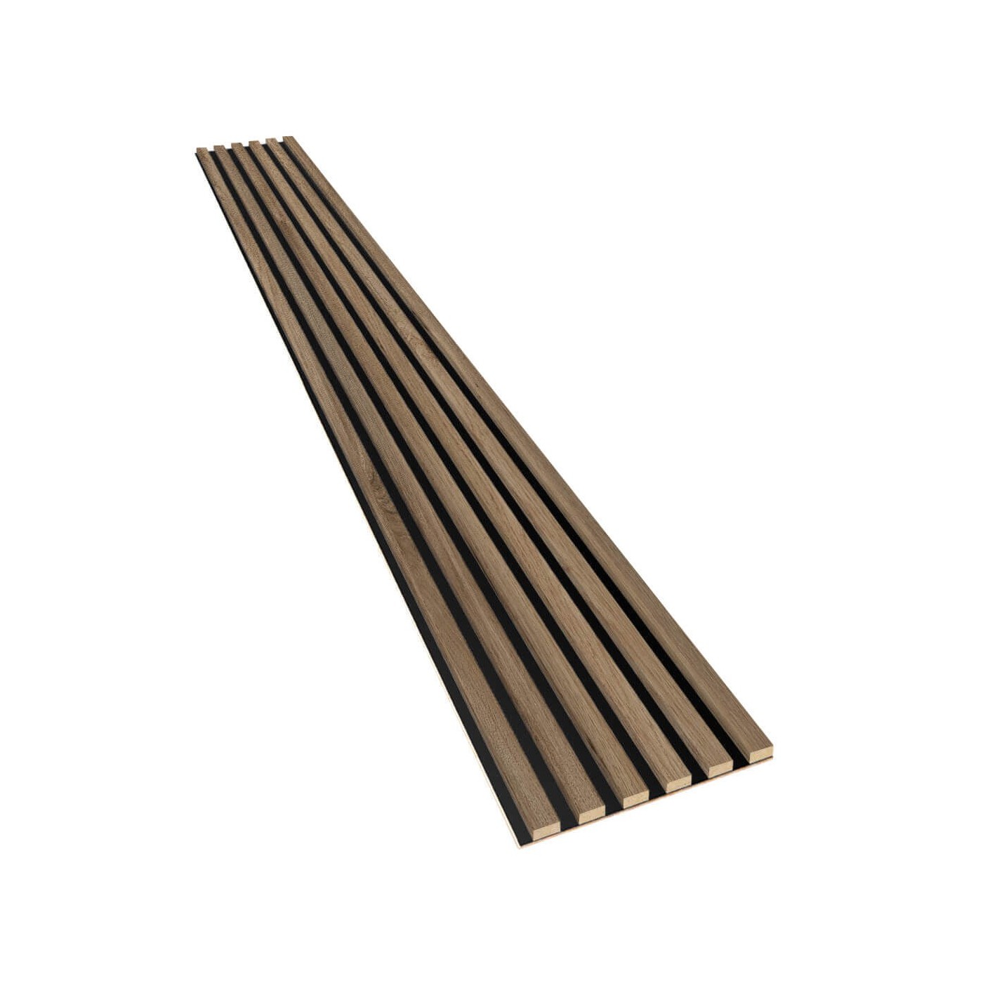 Tmavé dubové latě na panelu [30x275] - oficiální obchod lameo