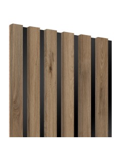 Tmavé dubové latě na panelu [30x275] - oficiální obchod lameo