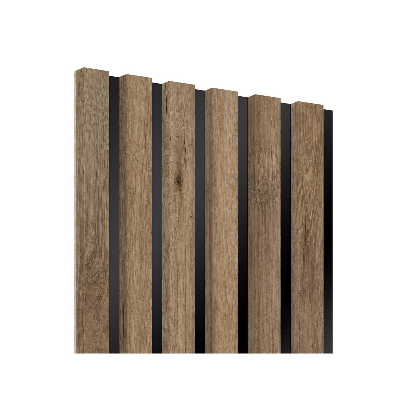 Tmavé dubové latě na panelu [30x275] - oficiální obchod lameo