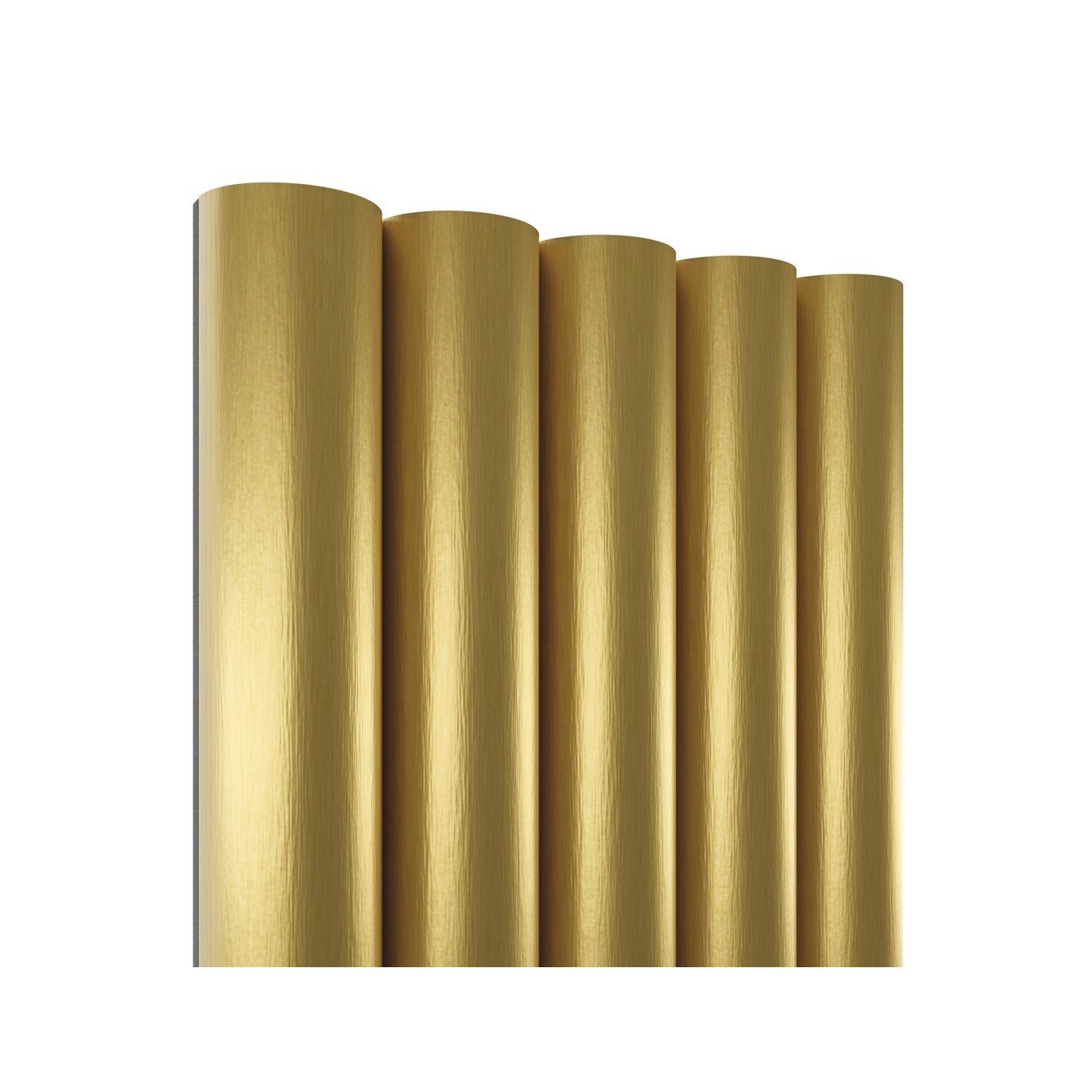 Rýhovany MDF panel - Zlato