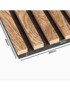 3D panely dubová dýha ⭐ [60x60 cm] - lameo® 2